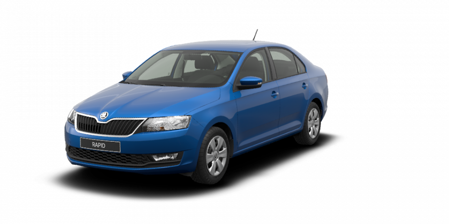 Škoda Rapid, 1,0 TSI 70 kW 5-stup. mech., barva modrá