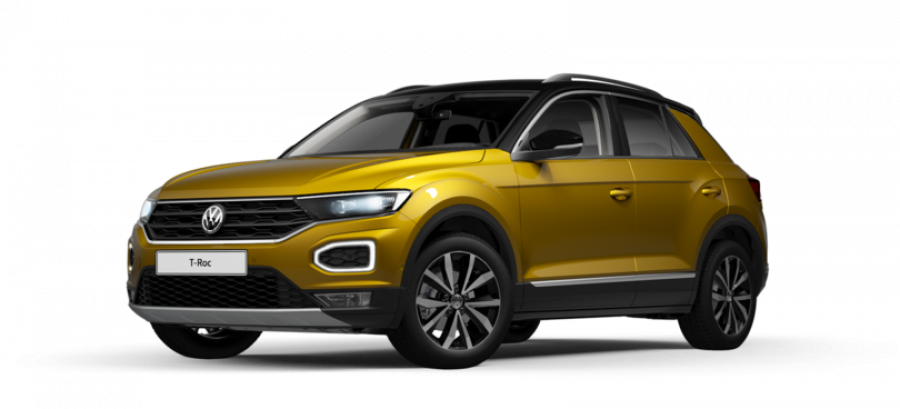 Volkswagen T-Roc, Style 1,5 TSI ACT 7DSG, barva žlutá