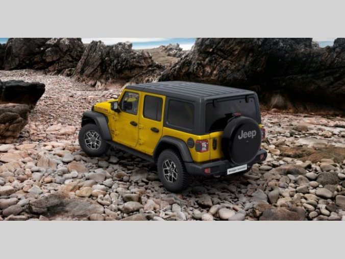 Jeep Wrangler, Rubicon 2.0 Turbo 4WD, barva žlutá