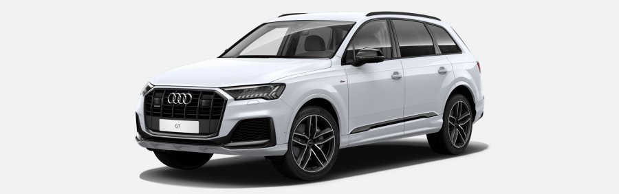 Audi Q7, Q7 S line 50 TDI quattro, barva bílá