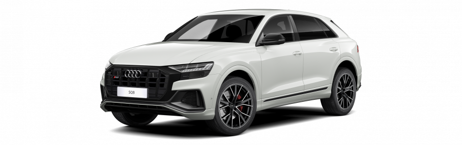 Audi Q8, SQ8 TFSI 373 kW quattro, barva bílá