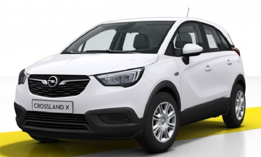 Opel Crossland X, 1.2 61kw, barva bílá