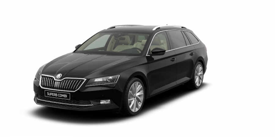 Škoda Superb, 2,0 TDI 140 kW 7-stup. automat., barva černá