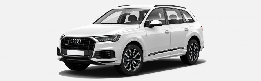 Audi Q7, Q7 50 TDI quattro, barva bílá