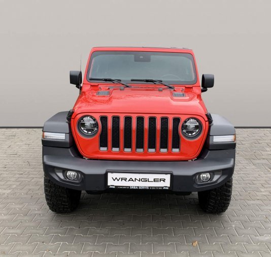 Jeep Wrangler, 2.2 CRD Rubicon 8ATX, barva červená