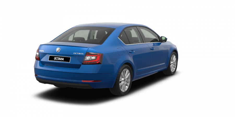 Škoda Octavia, 1,5 TSI 110 kW 6-stup. mech., barva modrá