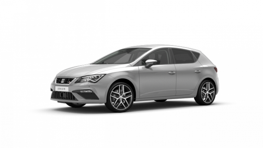 Seat Leon 5D, FR 1.5 TSI 130k 6M, barva stříbrná