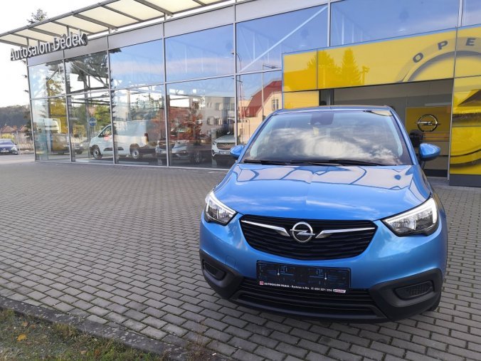 Opel Crossland X, SMILE 1,2 60kW MT5, barva modrá