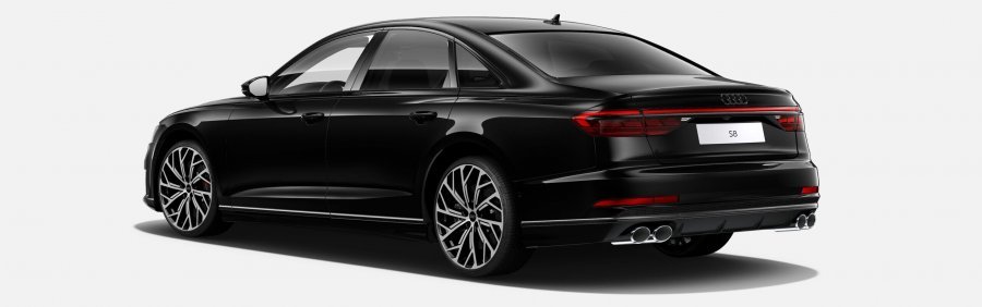 Audi A8, S8 TFSI 420 kW quattro, barva černá