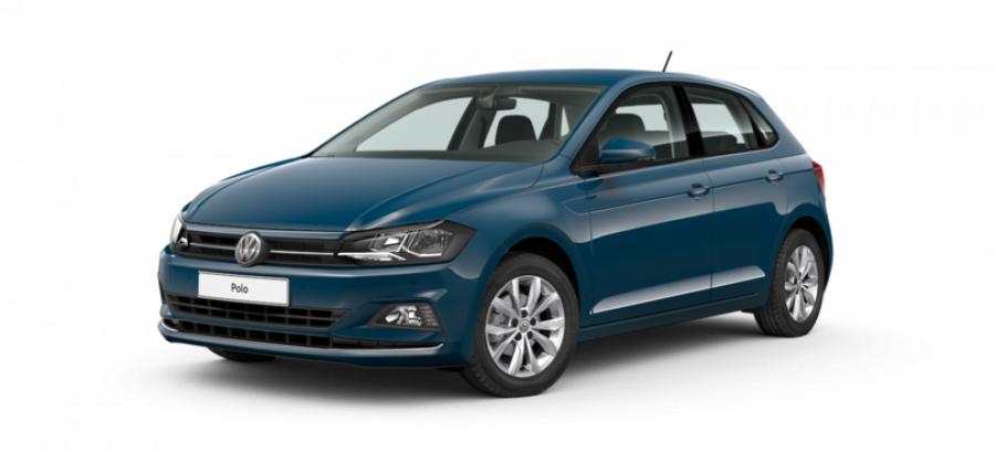 Volkswagen Polo, Highline 1,0 TSI BMT OPF 7DSG, barva modrá