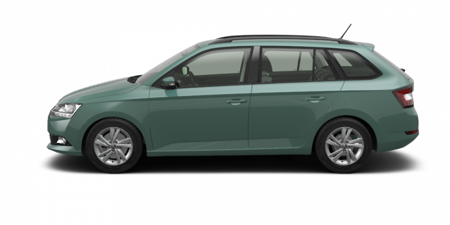 Škoda Fabia, 1,0 TSI 70 kW 5-stup. mech., barva zelená