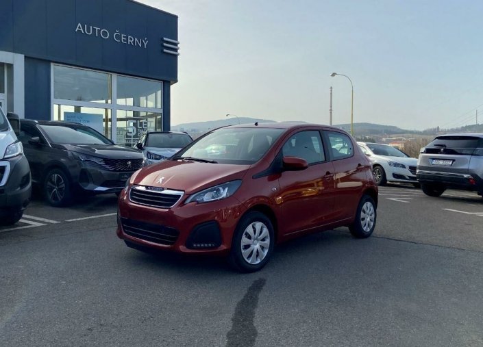 Peugeot 108, ACTIVE 1.0 VTi 72 S&S MAN5, barva červená