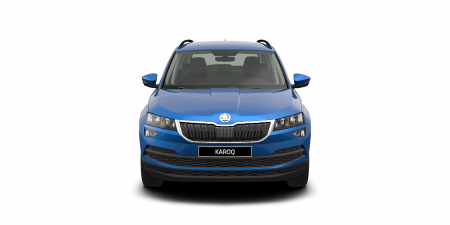 Škoda Karoq, 2,0 TDI 110 kW 6-stup. mech., barva modrá