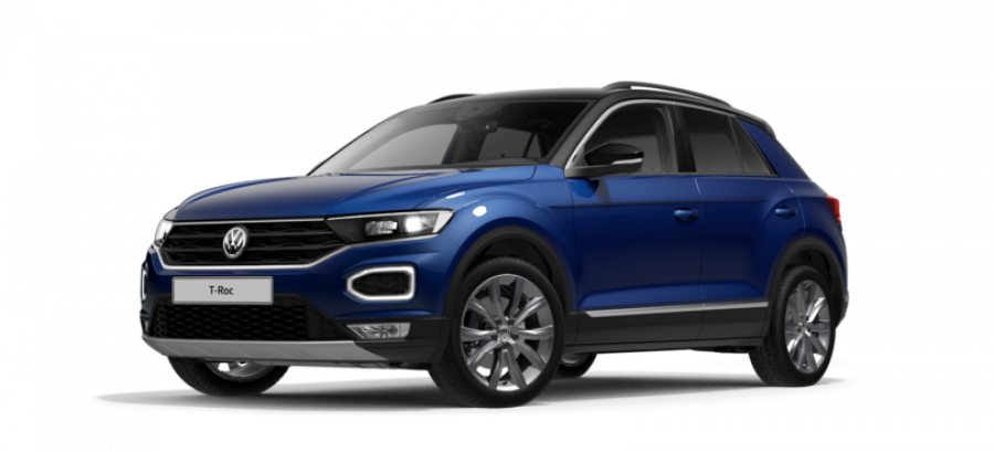 Volkswagen T-Roc, Sport 1,5 TSI ACT 7DSG, barva modrá