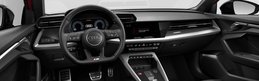 Audi A3, S3 Sportback TFSI 228kW, barva červená