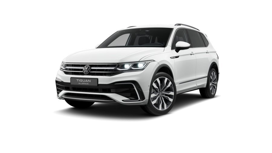 Volkswagen Tiguan Allspace, Allspace R-Line 2,0 TDI 142 kW 4M 7DSG, barva bílá