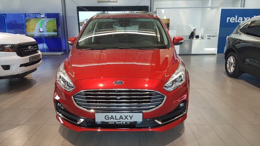 Ford Galaxy, hatchback, TITANIUM 5D 2,0 EcoBlue 140 kW / 190 k 8st. automatická, barva červená