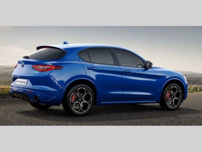 Alfa Romeo Stelvio, 2.0 Turbo 280k Q4 VELOCE, barva modrá