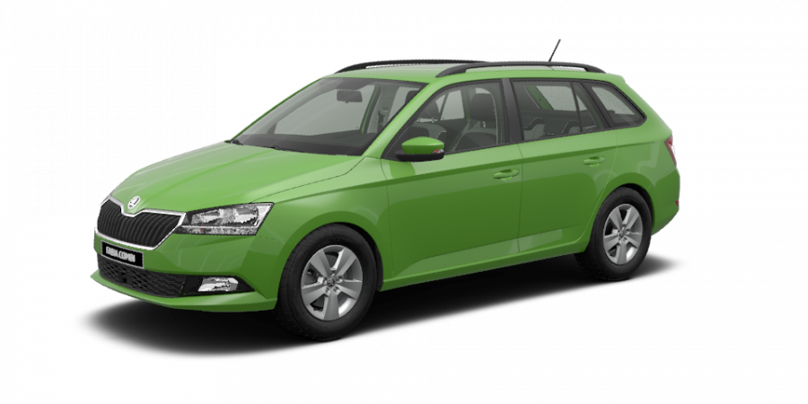 Škoda Fabia, 1,0 MPI 55 kW 5-stup. mech., barva zelená