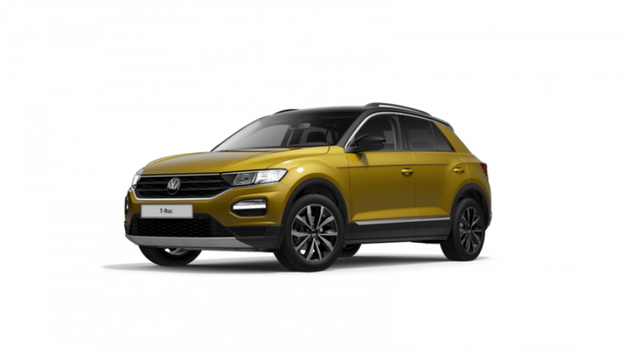 Volkswagen T-Roc, Maraton Edition 1,5 TSI ACT 7DSG, barva žlutá