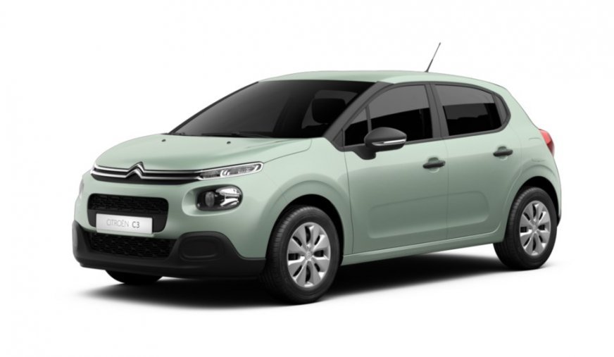 Citroën C3, 1.2 PureTech 68, barva zelená