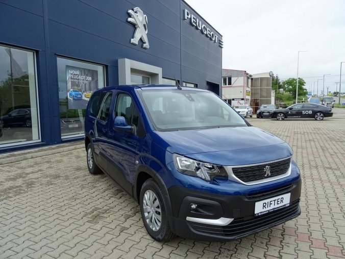 Peugeot Rifter, LONG ACTIVE 1.2 MAN6 7 MÍST, barva modrá