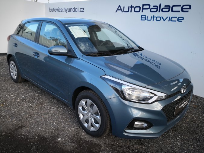 Hyundai i20, 1,25i 55 kW (95 NAT) 5 st. man, barva modrá