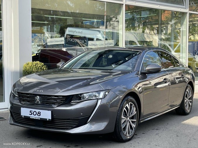 Peugeot 508, ALLURE PACK 1.6 PT 180K EAT8, barva šedá