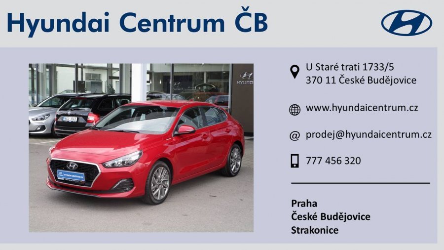 Hyundai i30, 1,4 T-GDI 103 kW (95 NAT) 6 st. man, barva červená