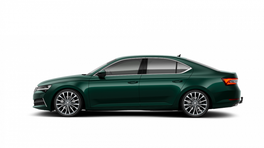 Škoda Superb, 2,0 TDI 147 kW 7-stup. automat. 4x4, barva zelená