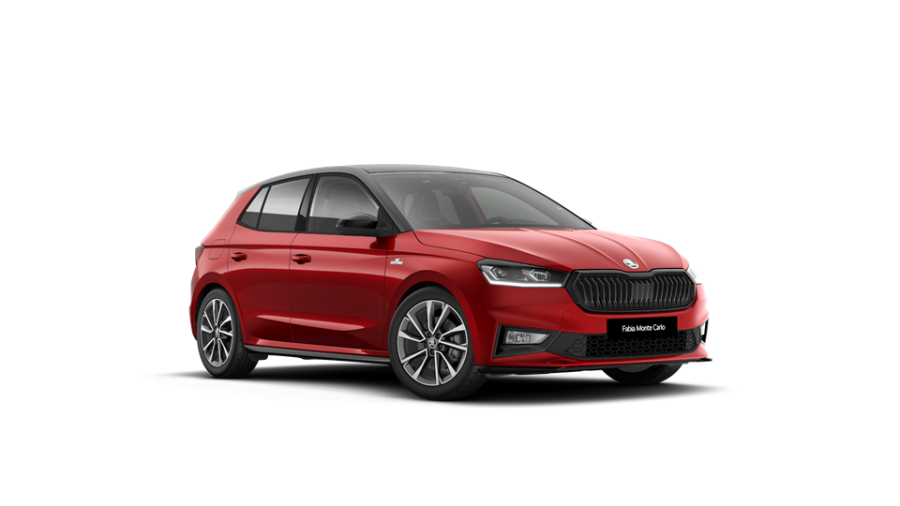 Škoda Fabia, 1,0 TSI 85 kW 6-stup. mech., barva červená