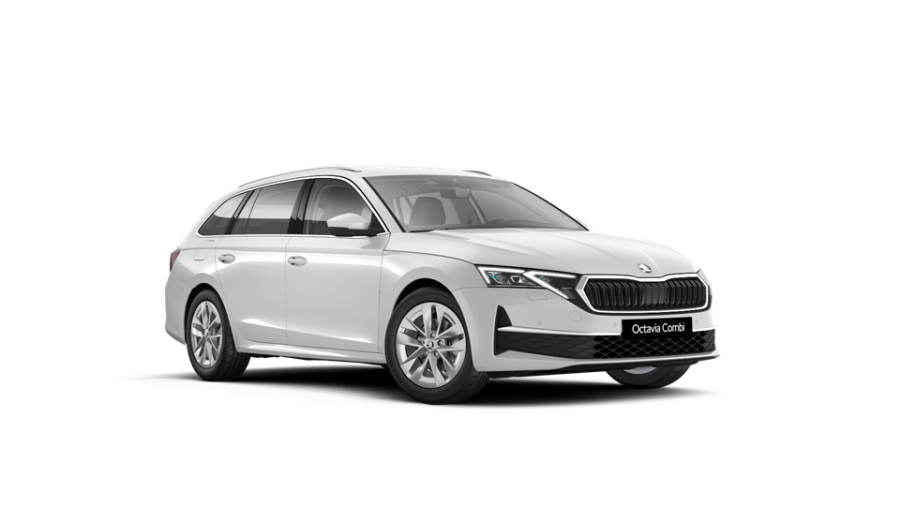 Škoda Octavia, 1,5 TSI m-HEV 110 kW 7-stup. automat., barva bílá