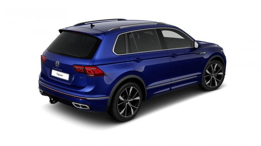 Volkswagen Tiguan, Tiguan R-Line 2,0 TDI 110 kW 4M 7DSG, barva modrá