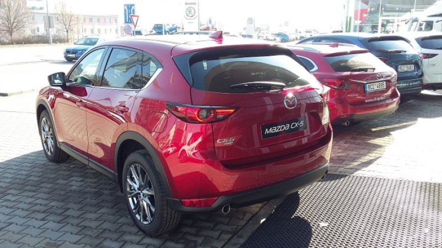 Mazda CX-5, 2,5 Skyactiv-G194 AWD A/T, barva červená