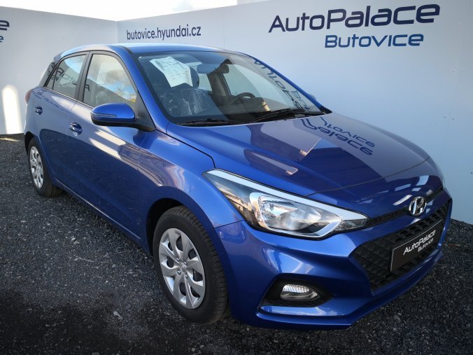 Hyundai i20, 1,25i 55 kW (95 NAT) 5 st. man, barva modrá