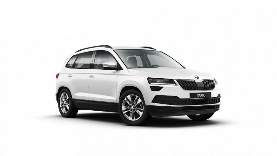 Škoda Karoq, 2,0 TDI 110 kW 6-stup. mech., barva bílá