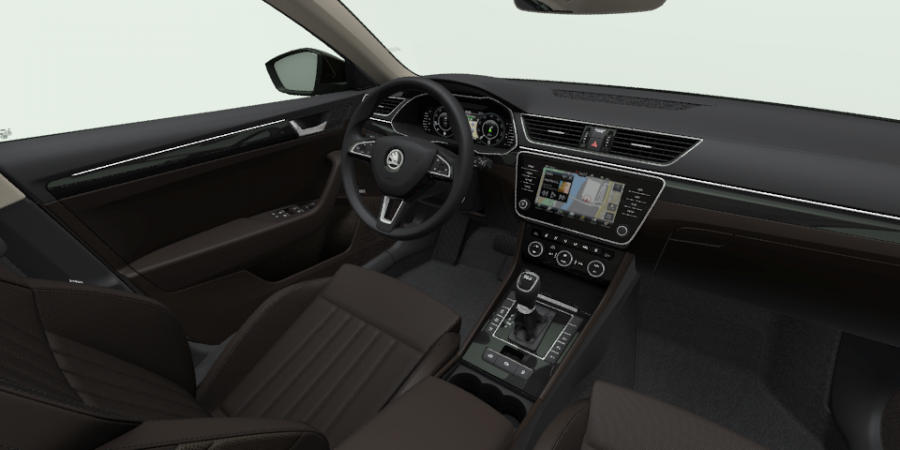 Škoda Superb, 2,0 TDI 140 kW 7-stup. automat., barva hnědá