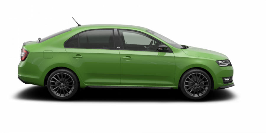 Škoda Rapid, 1,0 TSI 81 kW 6-stup. mech., barva zelená