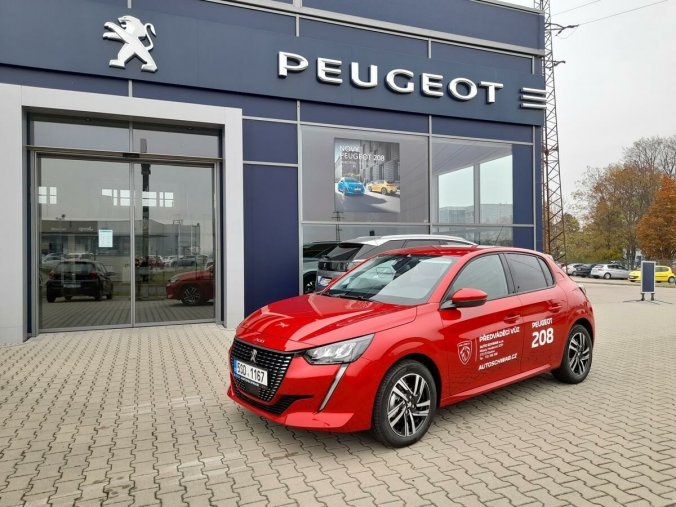 Peugeot 208, ALLURE PACK 1.2 100k MAN6, barva červená