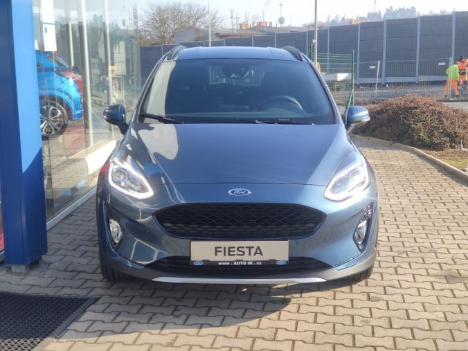 Ford Fiesta, hatchback, Active 5D 1,0 EcoBoost (mHEV) 92 kW / 125 k, barva modrá