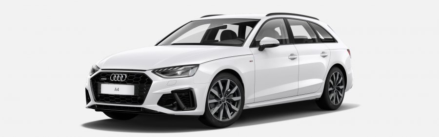 Audi A4, A4 Avant S line 40 TDI 140 kW q, barva bílá