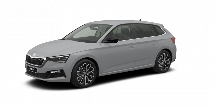 Škoda Scala, 1,0 TSI 85 kW 6-stup. mech., barva šedá