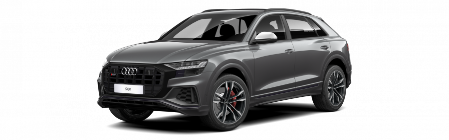 Audi Q8, SQ8 TFSI 373 kW quattro, barva šedá