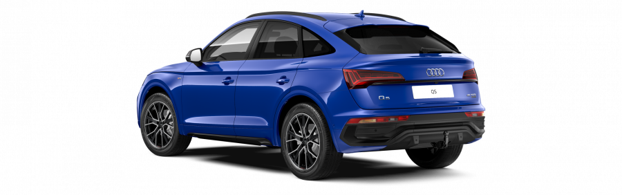 Audi Q5 Sportsback, Q5 SB S line 45 TFSI 195kW quattro, barva modrá