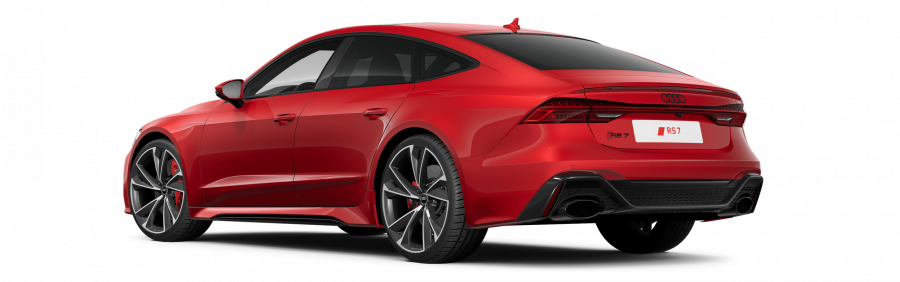 Audi A7, RS 7 Sportback TFSI 441 kW quattro, barva červená