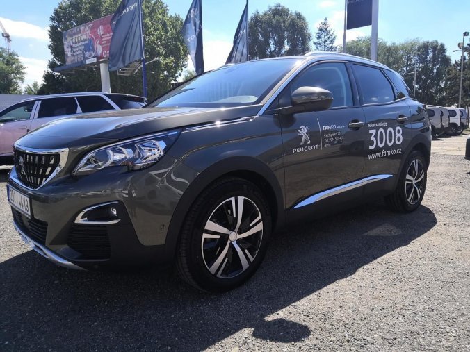 Peugeot 3008, ALLURE 1.2 PureTech 130k EAT8, barva šedá