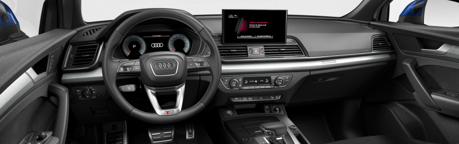 Audi Q5, Q5 S line 40 TDI 150kW quattro, barva modrá