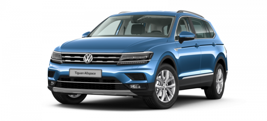 Volkswagen Tiguan Allspace, Highline 2,0 TDI DPF 6G SCR, barva modrá