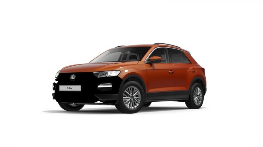 Volkswagen T-Roc, Design 1,5 TSI ACT 6G, barva oranžová