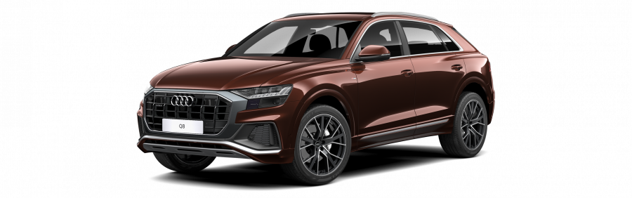 Audi Q8, Q8 50 TDI quattro, barva hnědá